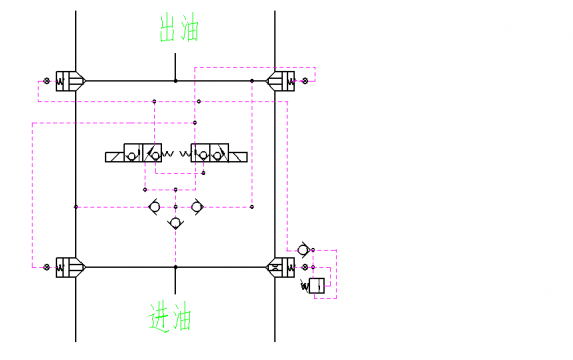 液压机油路