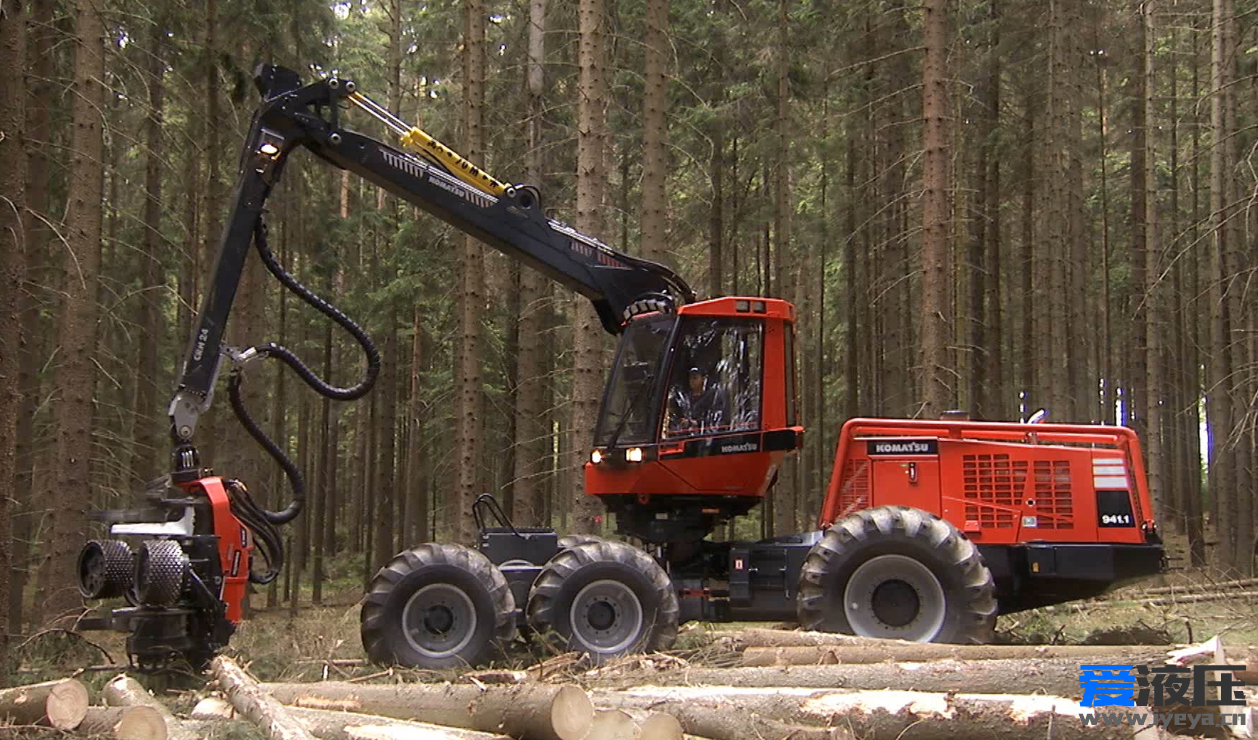 全自动伐木机收割头液压控制阀的原理