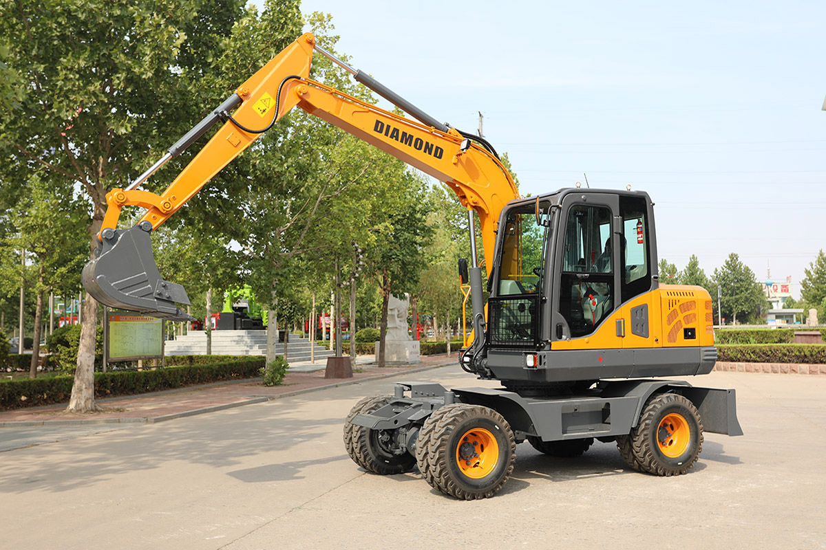 供应帝盟品牌轮式挖掘机