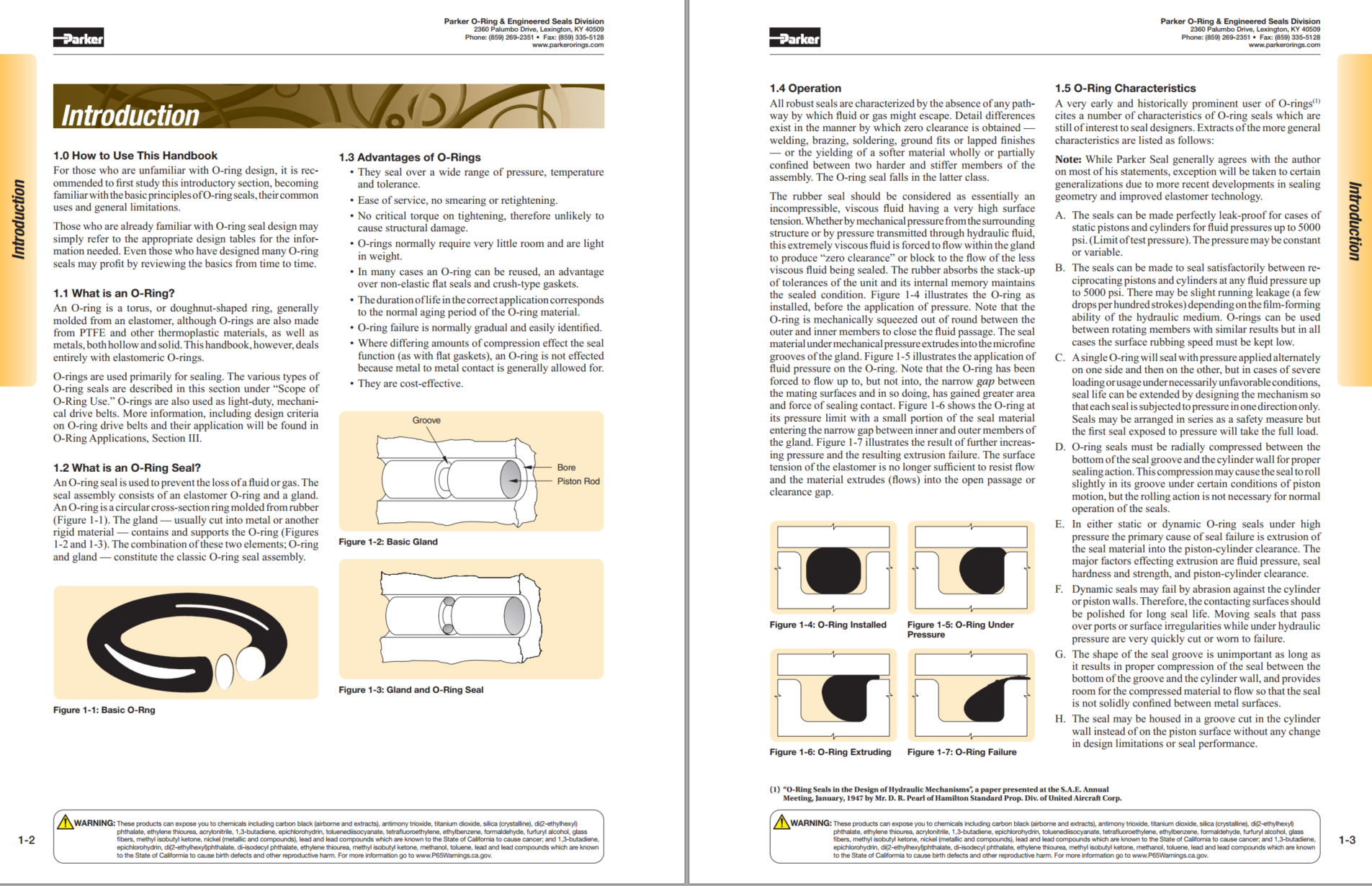 Parker Oring Handbook ORD 5700(派克O型圈手册)液压辅件液压圈