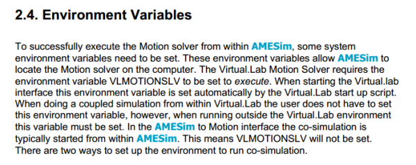 关于amesim13和vlmotion12的联合仿真问题