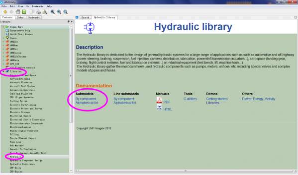 AMESim帮助的使用