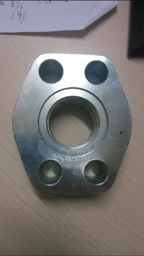 法兰正面