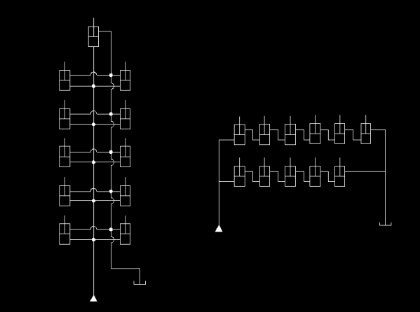 两种连接液压缸的方式，请问有什么区别？