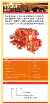 中川液压各型主泵、多路阀、减速机总成样本