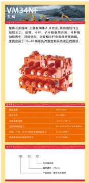 中川液压各型主泵、多路阀、减速机总成样本