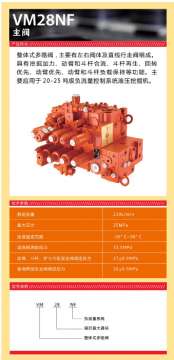 中川液压各型主泵、多路阀、减速机总成样本