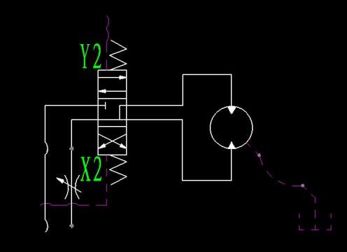 马达在浮动位时下滑，用油缸就不会，这是怎么回事？