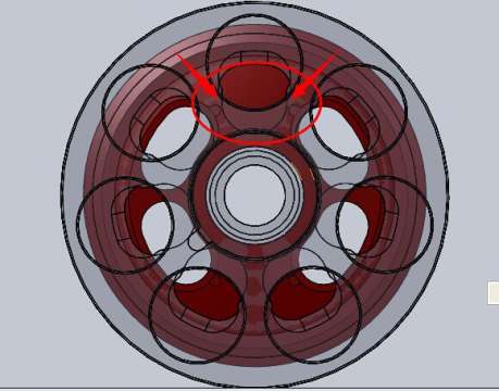 如图马达配流盘设计是否正确