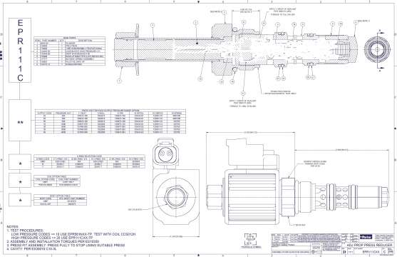 Parker 高压 正电流 电比例减压溢流阀 （输入350bar，减压280bar）