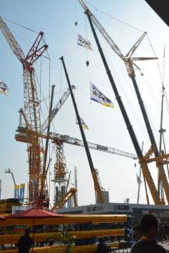 宝马展工程机械现场随拍