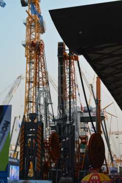 宝马展工程机械现场随拍