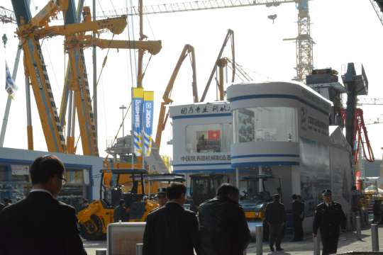 宝马展工程机械现场随拍