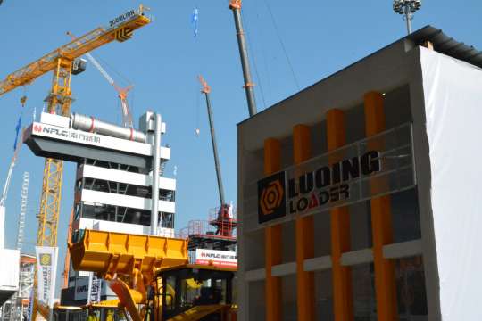 宝马展工程机械现场随拍