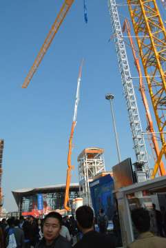 宝马展工程机械现场随拍