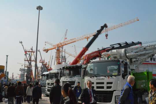 宝马展工程机械现场随拍