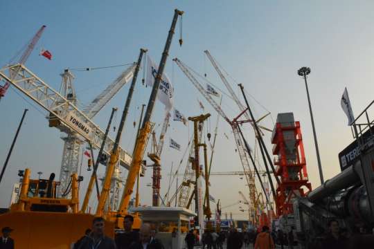 宝马展工程机械现场随拍