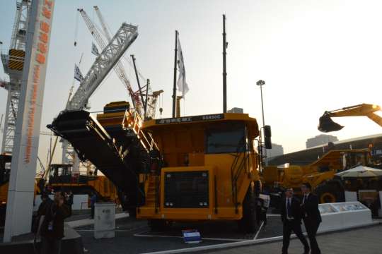 宝马展工程机械现场随拍