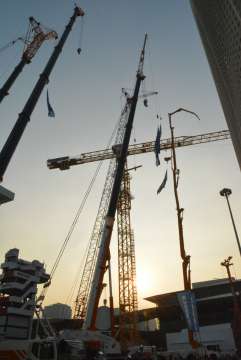 宝马展工程机械现场随拍