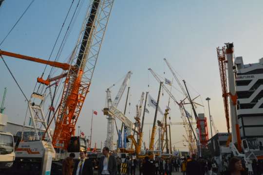 宝马展工程机械现场随拍