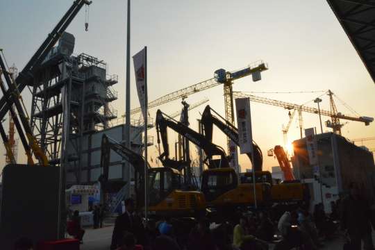 宝马展工程机械现场随拍