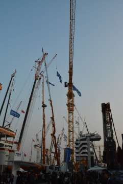 宝马展工程机械现场随拍