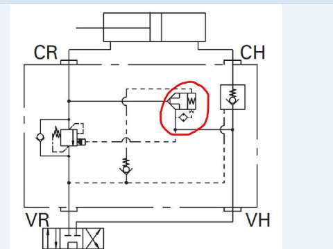 这个阀如何实现差动