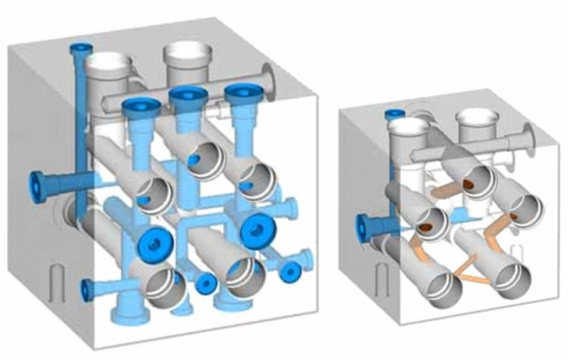 新型机载液压集成阀块