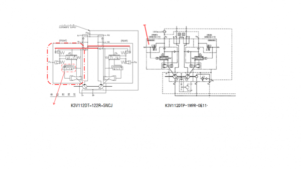 关于川崎K3V112泵改制问题