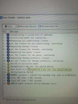 使用AMEsim 自带的ORC demo，改动后运行不了，在线等大神解救