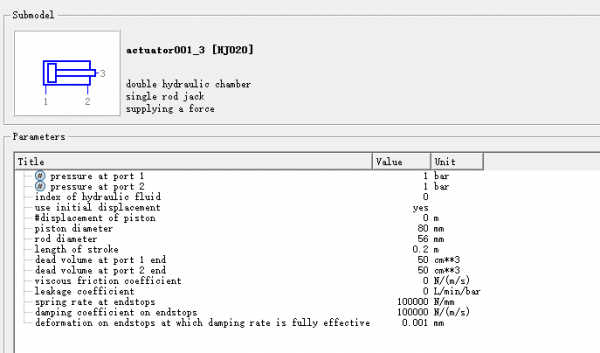 机械臂的平面机构模型中液压缸无法伸长收缩