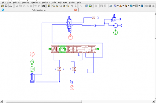 调速阀的仿真，怎么该参数才能得到缸活塞杆的曲线图？急求！！