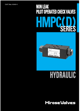 日本广濑HIROSE阀样本