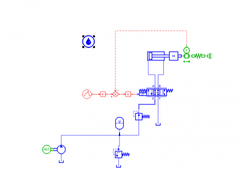 amesim液压伺服加载系统仿真问题
