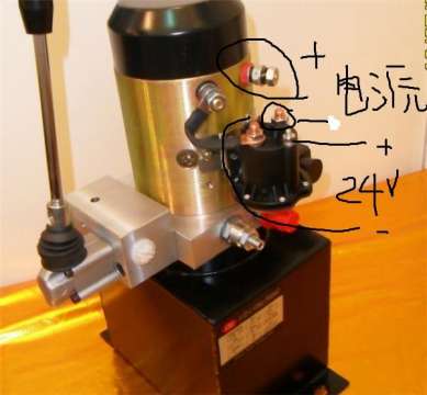 动力单元上这个接法正确吗？
