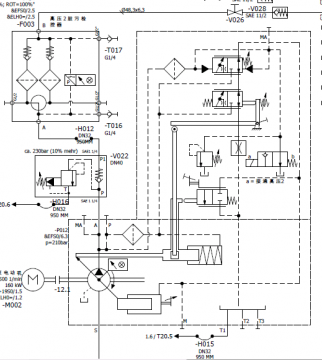 各位大神  这张图纸是力士乐变量泵的图纸  请问该怎么分析