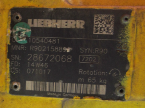 利勃海尔柱塞马达