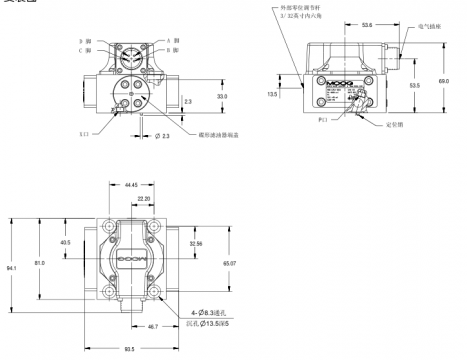 力士乐变量泵A4VSO安装说明