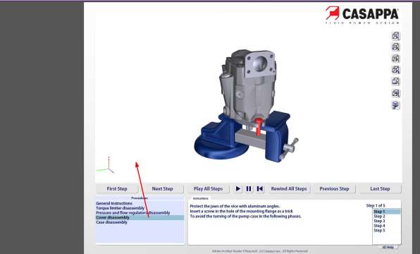 MVP泵的几种拆解动画